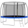 VIDAXL - Set Trampolino Rotondo 366x80 cm 150 kg