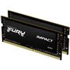 KINGSTON FURY - Memoria SoDimm 32GB (2x16 GB) DDR4 3200 MHz CL20 Colore Nero