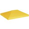 VIDAXL - Copertura Superiore per Gazebo 270 g / m² 4x3 m Gialla