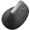 LOGITECH - Mouse Ergonomico MX Vertical Advanced RF Wireless + Bluetooth Ottico 4 Tasti 4000 DPI Colore Nero