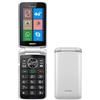 BRONDI - BOSS 4G Cellulare Maxi Display 3.5' Tastiera Fisica Retroilluminata Dual Sim Batteria 1500 mAh Social Skype e WhatsApp Colore Bianco
