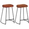 VIDAXL - Sgabelli Da Bar Gavin 2 Pz 45x40x63 Cm Legno Massello Di Mango