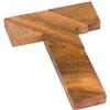 Logica Giochi - T Puzzle - Puzzle in legno pregiato, 100 puzzle in 1 - Difficoltà 4/6 Estremo - Puzzle Geometrico - Collezione Euclide