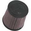 K&N Filtro Aria Universale Conico 102mm flangia, 137mm base, 114mm top, altezza 127mm (RU-3600)