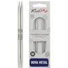 KnitPro - Nova Punte per Maglieria Intercambiabili Corte Fatto di Metallo, 4,00 mm - 1 Pezzo