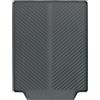Wenko Tappetino scolastoviglie Linea grigio - Tappetino scolastoviglie, tappetino da lavello per stoviglie, TPR, 40 x 3 x 30 cm, Grigio