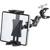 Tendak Supporto per iPad per Cyclette, Supporto Tablet per Microfono, Staffa Regolabile a 360 Gradi, Compatibile con iPad Pro, Air Mini, Samsung Galaxy Tab, Tutti i Telefoni e Tablet da 4,7-12.9