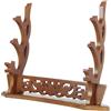 Supporto per spada in legno massello per arti marziali, supporto per