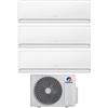 Gree - Condizionatore trial split con inverter da 9000+9000+9000 Gree Airy White Wifi in A++ con R32 GWHD(21)NK6OO