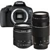 Canon EOS 2000D + 18-55mm DC III + 75-300mm III | ✅ Garanzia di 5 anni