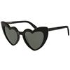 Yves Saint Laurent SL 181 Loulou-001 54 Sunglass Woman Acet Occhiali da Sole, Nero-Nero-Grigio, 5XL Donna
