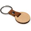 Portachiavi in legno naturale personalizzabile Elen personalizzate o neutre