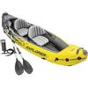 Intex 68307NP Canotto Explorer K2 con Remi Alluminio 2 Persone Nero-Giallo 312 x 91 x 51 cm Portata Massima 160 kg modelli assortiti