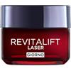 L'Oréal Paris Crema Viso Giorno Revitalift Laser, Per Tutti i Tipi di Pelle, Azione Antirughe e Anti-Età, Pelle più Soda e Tonica, Con Acido Ialuronico, Vitamina C e Pro-Retinolo, 50 ml