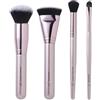 e.l.f. Foundation & Concealer Brush Set, pennelli per make-up viso, realizzati con setole sintetiche, prodotto vegano e non testato sugli animali