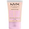 NYX Professional Makeup Fondotinta Effetto Blur, Con Coprenza Media, Finish Matte, Con Niacinamide, Matcha e Glicerina, Fino a 12 Ore d'Idratazione, Bare With Me Blur, Tonalità: Pale, 30 ml
