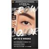 L'Oreal Paris L'Oréal Paris Tinta per sopracciglia semi-permanente, dura fino a 5 settimane, risultati visibili in 5 minuti, fino a 10 usi, senza ammoniaca, colore sopracciglia, tonalità: 3.0 Dark Brunette
