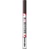 Maybelline New York, 2 in 1 Penna e Gel Sopracciglia, Per Sopracciglia Piene e Naturali, Tenuta Fino a 24 Ore, Waterproof, Formula Vegana, Build A Brow, Tonalità: Ash Brown