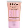 NYX Professional Makeup Fondotinta Effetto Blur, Con Coprenza Media, Finish Matte, Con Niacinamide, Matcha e Glicerina, Fino a 12 Ore d'Idratazione, Bare With Me Blur, Tonalità: Lt Ivory, 30 ml