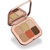 KIKO Milano Golden Oasis All Over Face Palette 02, Palette Viso Con Correttore, Fondotinta, Bronzer E Blush