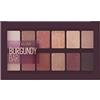 Maybelline New York The Burgundy Bar Palette Ombretti, 12 Colori con Toni dal Nude al Burgundy, Finish Mat