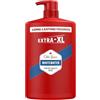 Old Spice Whitewater 3 in 1 gel doccia e shampoo da uomo, 1 l, profumo fresco di lunga durata, qualità profumata, pulizia profonda per capelli e viso, sensazione delicata sulla pelle