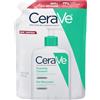CeraVe Schiuma Detergente, Per Pelli da Normali a Grasse, Adatto a Viso e Corpo, Con Ceramidi Essenziali, Niacinamide e Acido Ialuronico, Confezione Refill, 473 ml