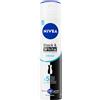 NIVEA Black & White Invisible Fresh Spray 6 x 150 ml, Deodorante donna per una freschezza 72h, Deodorante spray antitraspirante contro odori, sudore, residui, irritazioni e macchie su tessuti