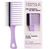 Tangle Teezer Pettine a Denti Larghi - per ricci e afro 3C-4C - Denti lunghi districano anti rottura,corti e flessibili rimuovono i capelli caduti- Definisce i ricci - Lilla e Nero, Packaging May Vary