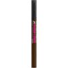 NYX Professional Makeup Gel Per Sopracciglia, Effetto Naturale, Tenuta Fino a 2 Giorni, Transfer Resistant, Applicatore e scovolino, Zero to Brow, Tonalità: CHOCOLATE