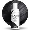 Adore, tinta per capelli semi-permanente brillante, 118, nero (Off Black)