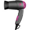 Wintem Asciugacapelli phon 1200W con 2 Velocità Regolabili e Concentratore per Acconciature Precise Lisci, Ricci o Mossi - Compatto e Leggero con Tecnologia Protezione Capelli - Rosa e Nero 21x76x12cm
