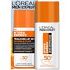 L'Oréal Paris men expert L'Oréal Men Expert Protezione solare UV SPF 50 per uomo, fluido invisibile per il viso contro i raggi solari, crema solare da uomo SPF 50+ contro l'invecchiamento della pelle con vitamina C, Hydra
