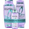 L'Oréal Paris Elvital Hydra [Hyaluronic] Pure Set: shampoo 300 ml, balsamo 250 ml e siero 102 ml, per capelli lucidi e freschezza di lunga durata