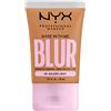 NYX Professional Makeup Fondotinta Effetto Blur, Con Coprenza Media, Finish Matte, Con Niacinamide, Matcha e Glicerina, Fino a 12 Ore d'Idratazione, Bare With Me Blur, Tonalità: Golden Light, 30 ml