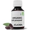 B.O.T cosmetic & wellness Olio di Jojoba 100% Puro Biologico, Olio Viso Antirughe, Olio Struccante Delicato, Olio Corpo, Smagliature, Olio Massaggio, Olio Capelli, Cura delle Cuticole - 100 ml