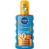 Nivea Sun Fp 20 Aceite Solar En Spray Protege & Broncea. Protección Media