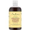 SHEA MOISTURE SheaMoisture Olio di ricino nero giamaicano Strengthen & Restore Shampoo, massima idratazione per capelli naturali, trattati chimicamente o modellati con il calore 384 ml