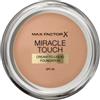 Max Factor Miracle Touch, Fondotinta Coprente con Acido Ialuronico, 080 Bronze, 12 ml