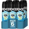 Axe Deodorante spray per uomo Bodyspray Ice Chill 150 ml - Confezione da 6