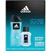 Adidas, Confezione Regalo Uomo Ice Dive Eau de Toilette 50 ml + Gel Doccia 250 ml