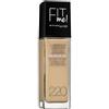 Maybelline New York Fit Me Fondotinta Liquido, 220 Natural Beige