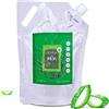 tradicity ORGANIC FARM Gel di Aloe Vera da Foglie Fresche - Unico sul Mercato - Coltivato Ecologicamente in Andalusia - 100% Proprietà Naturali per Pelle e Capelli, 1000 ml