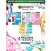 Garnier Set di Maschere in Tessuto HydraBomb, 3 Maschere per il Viso e 2 Maschere per gli Occhi, Con Effetti Diversi, Arricchite con Acido Ialuronico, Formula Vegana, SkinActive