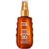 Garnier Olio Protettivo Abbronzante Spray, Protezione Media SPF 20+, Abbronzatura Dorata e Intensa, Pelle Protetta e Baciata dal Sole, Resistente all'Acqua, Ambre Solaire, Ideal Bronze, 150 ml