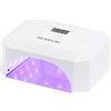 Semilac Lampada UV professionale da 48/24 W per unghie in gel, con 4 tempi di polimerizzazione, display digitale, base rimovibile per una facile manicure e pedicure. Sensore di movimento.