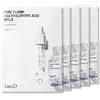 FaceD Face D - Maschera Viso Pure Plump Idratante con Acido Ialuronico e Provitamina B5, 5 unità