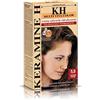 Keramine H Crema Colorante Ristrutturante, Castano Chiaro - 3 Confezioni da 110 ml - Totale: 330 ml