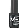MESAUDA Me by Mesauda Smalto semipermanente Grigio Fumo - 142 Coal - Smalto per unghie gel - Formula easy on - easy off - Vegan e Cruelty free - 4,5 ml