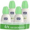 Neutro Roberts, Deodorante Vapo Fresco Verde, Té Verde e Lime, Zero Sali di Alluminio, Con Puro Olio di Glicerina, Deodorante Uomo e Donna, Plastica 100% riciclata, Zero gas, 48h - 4 Pezzi da 75 ml